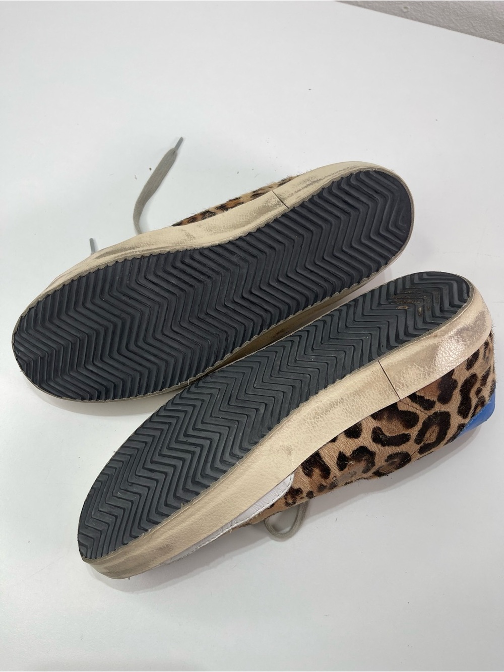 Golden Goose Superstar Calf Hair Leopard Leather Sneakers Skateboard Women 40 - Picture 9 of 9